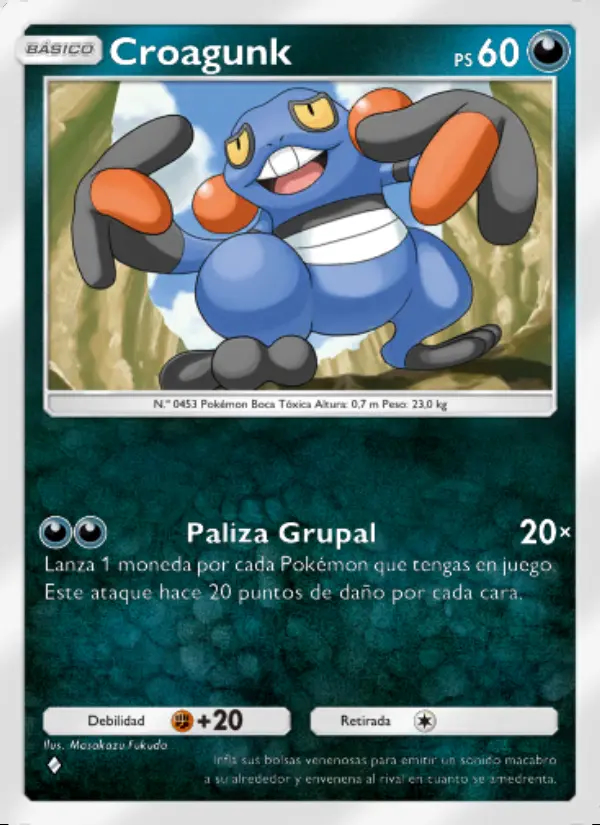 Image of the card Croagunk