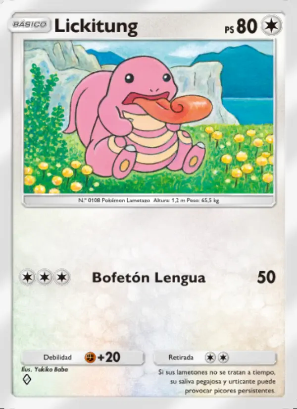 Image of the card Lickitung