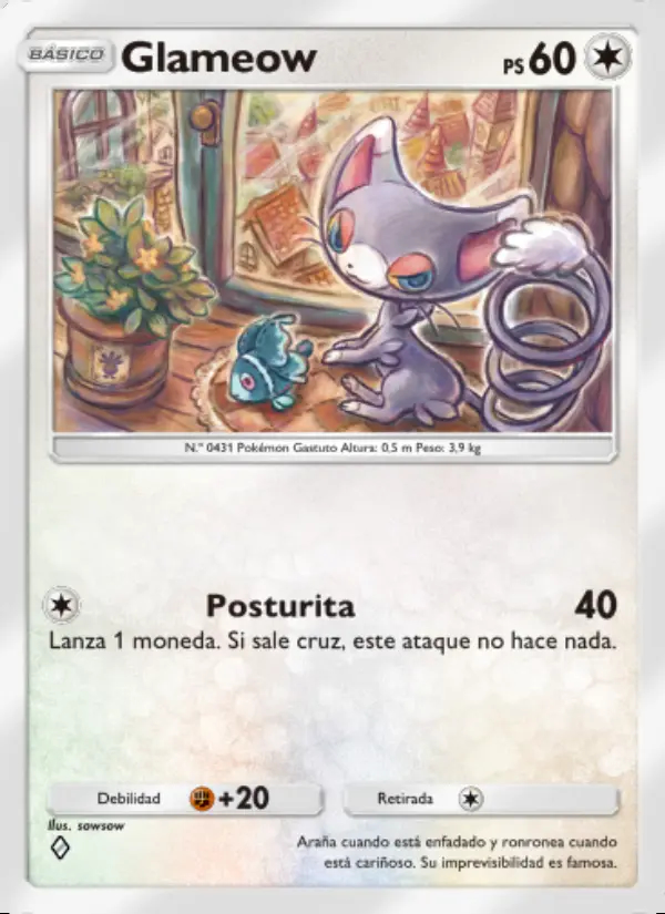 Image of the card Glameow