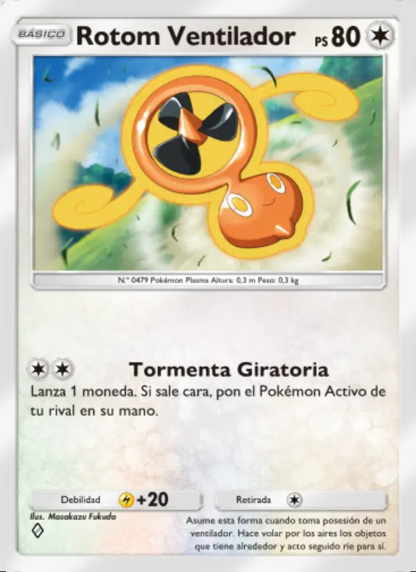Image of the card Rotom Ventilador