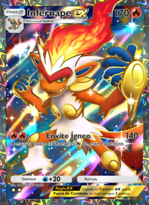 Image of the card Infernape ex