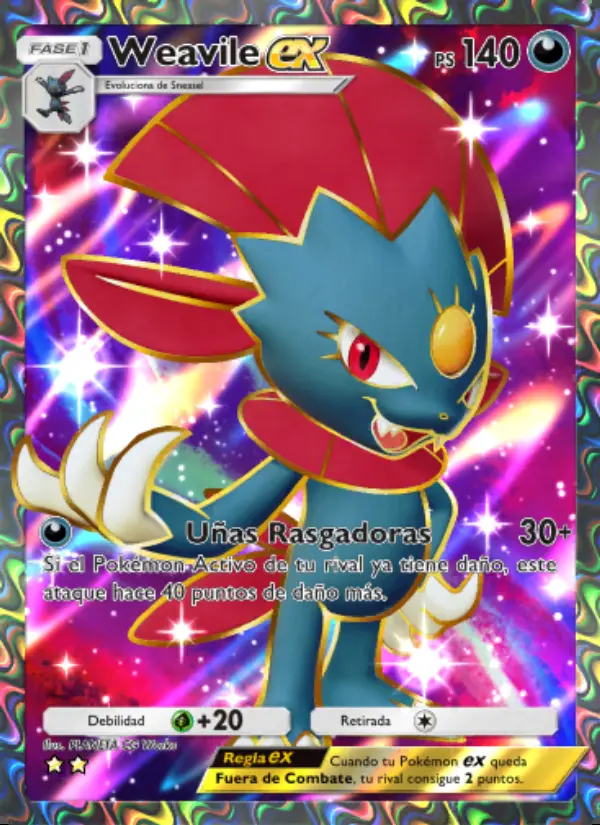 Image of the card Weavile ex