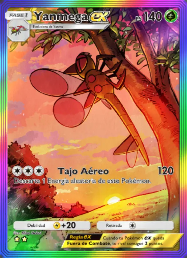 Image of the card Yanmega ex