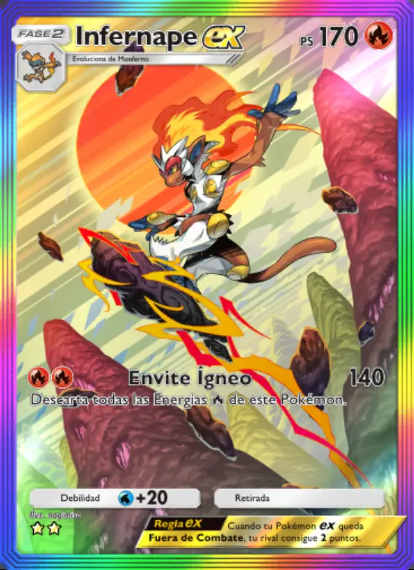 Image of the card Infernape ex