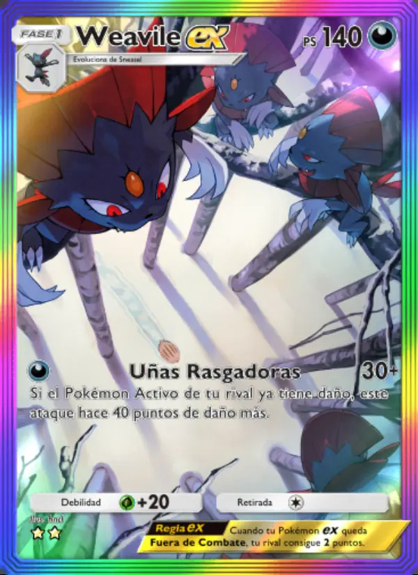 Image of the card Weavile ex
