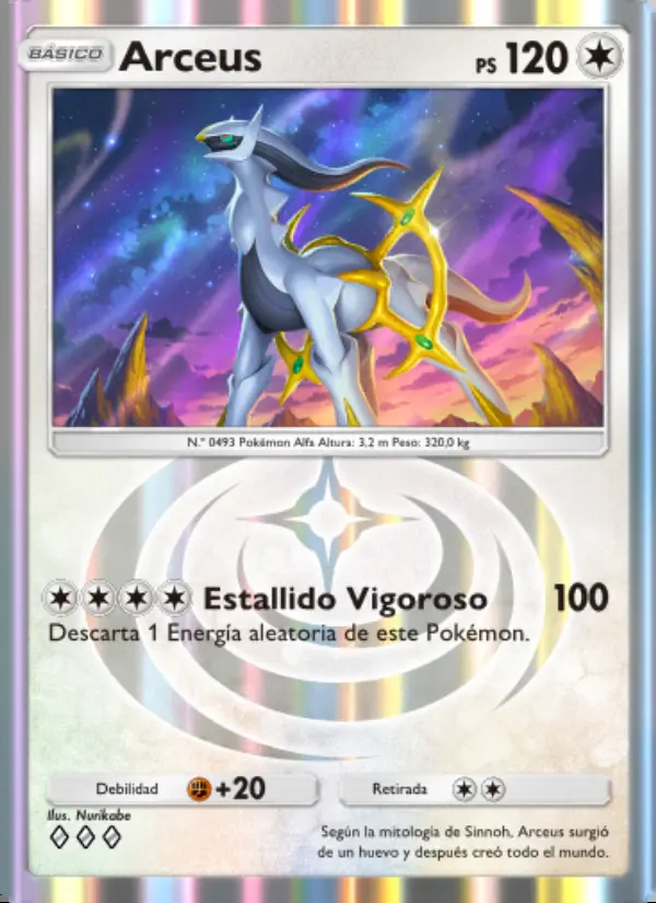 Image of the card Arceus