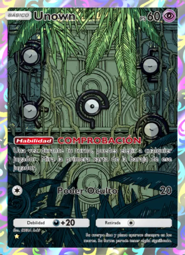 Image of the card Unown