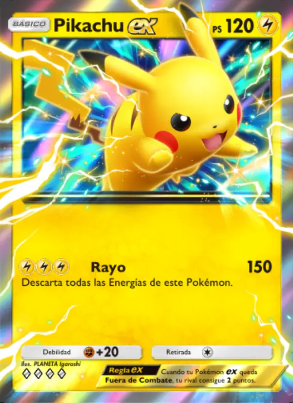 Image of the card Pikachu ex