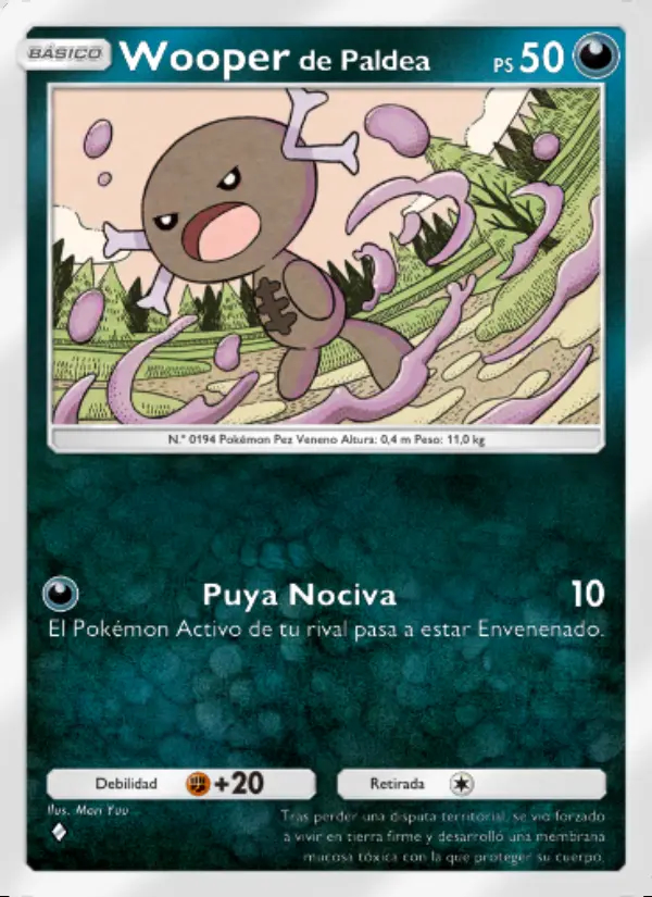 Image of the card Wooperde Paldea