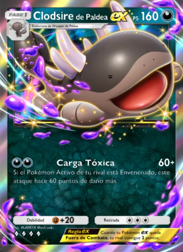 Image of the card Clodsirede Paldea ex