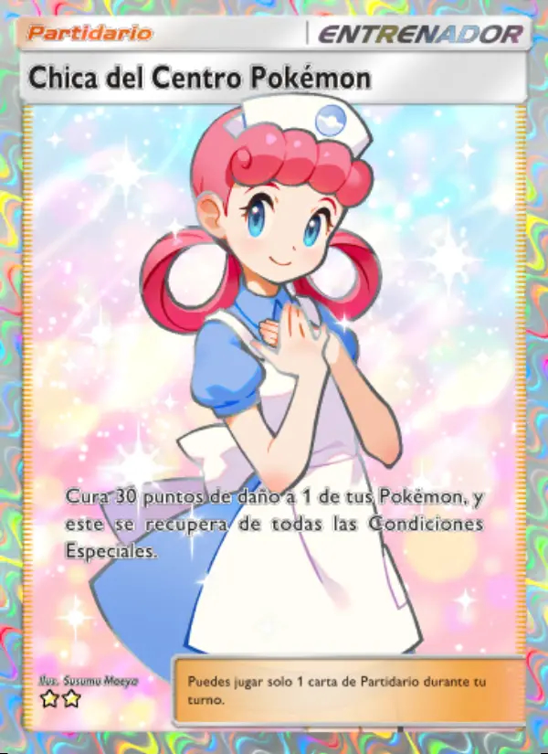 Image of the card Chica del Centro Pokémon