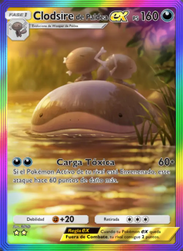 Image of the card Clodsirede Paldea ex