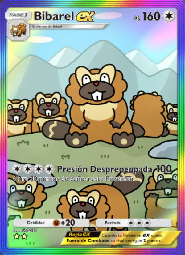 Image of the card Bibarel ex