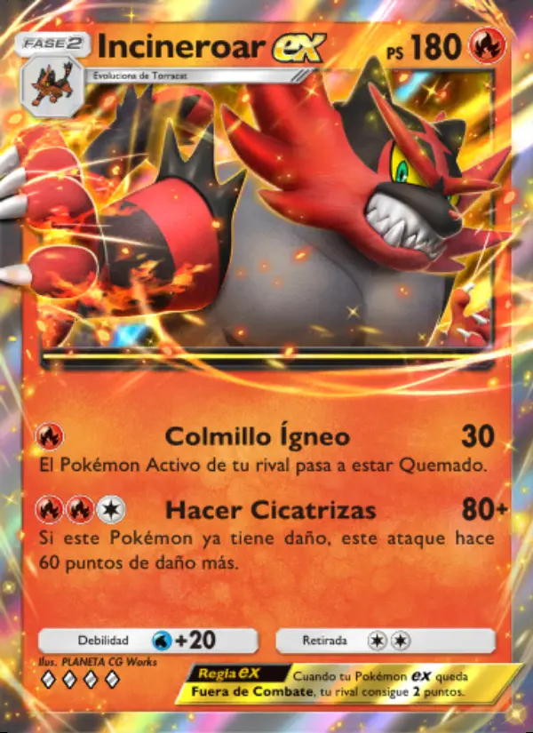 Image of the card Incineroar ex