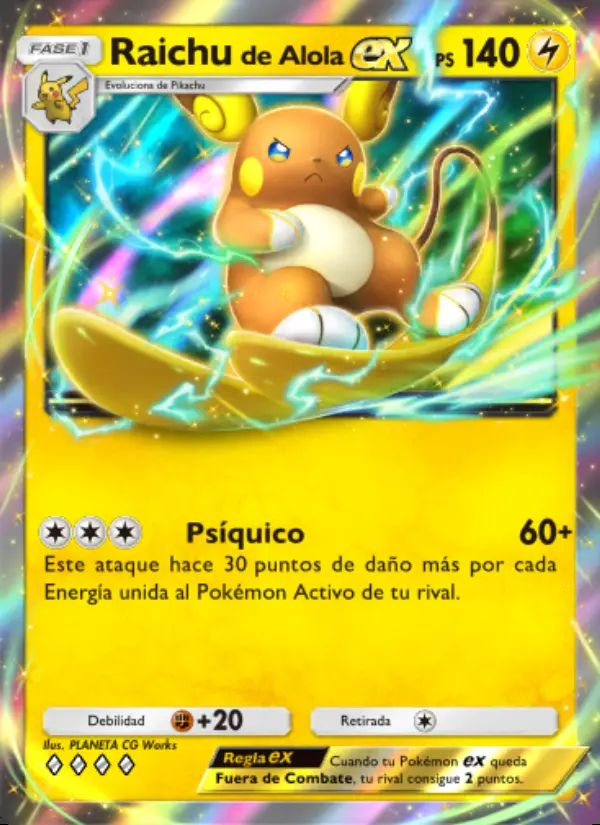 Image of the card Raichude Alola ex