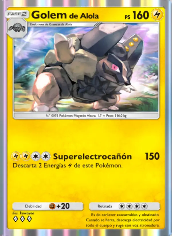Image of the card Golemde Alola