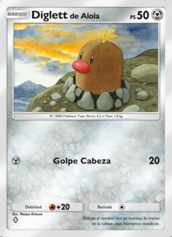 Image of the card Diglettde Alola