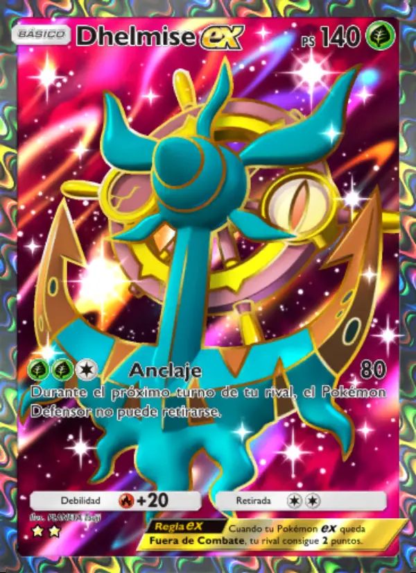 Image of the card Dhelmise ex