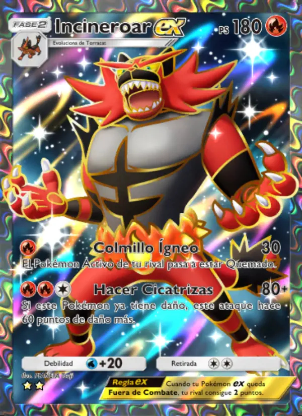 Image of the card Incineroar ex