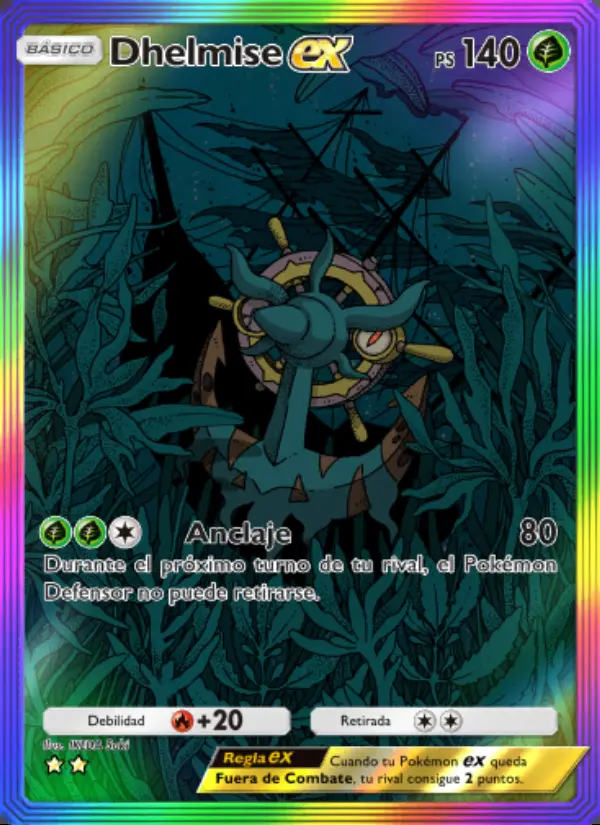 Image of the card Dhelmise ex