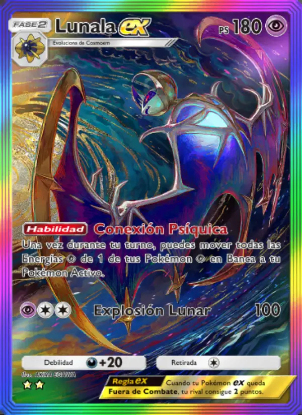 Image of the card Lunala ex