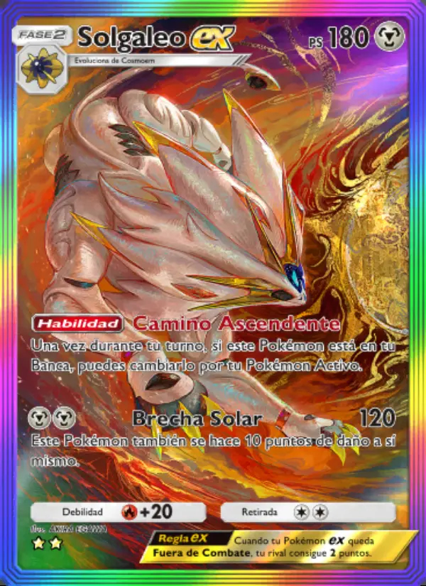 Image of the card Solgaleo ex
