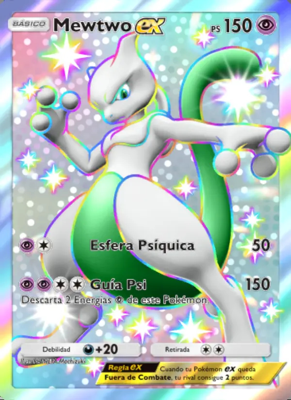 Image of the card Mewtwo ex