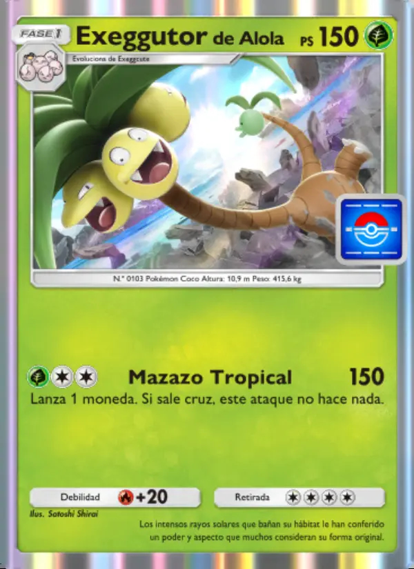 Image of the card Exeggutorde Alola