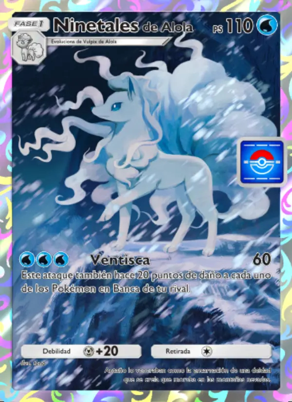 Image of the card Ninetalesde Alola