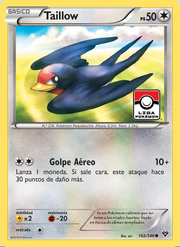 Image of the card Taillow