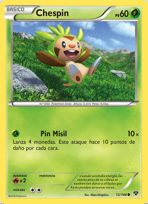 Image of the card Chespin