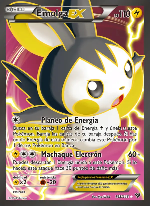 Image of the card Emolga EX