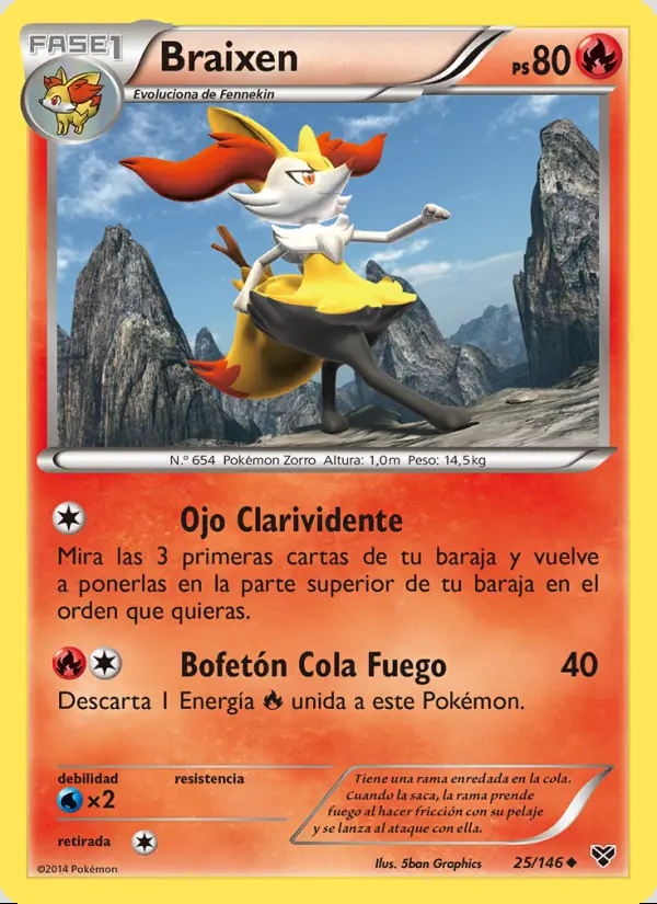 Image of the card Braixen