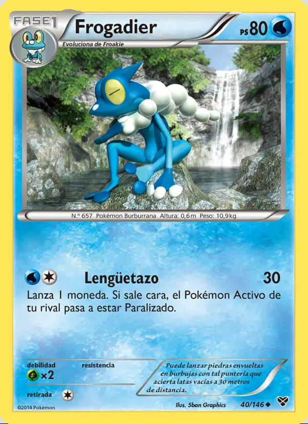 Image of the card Frogadier