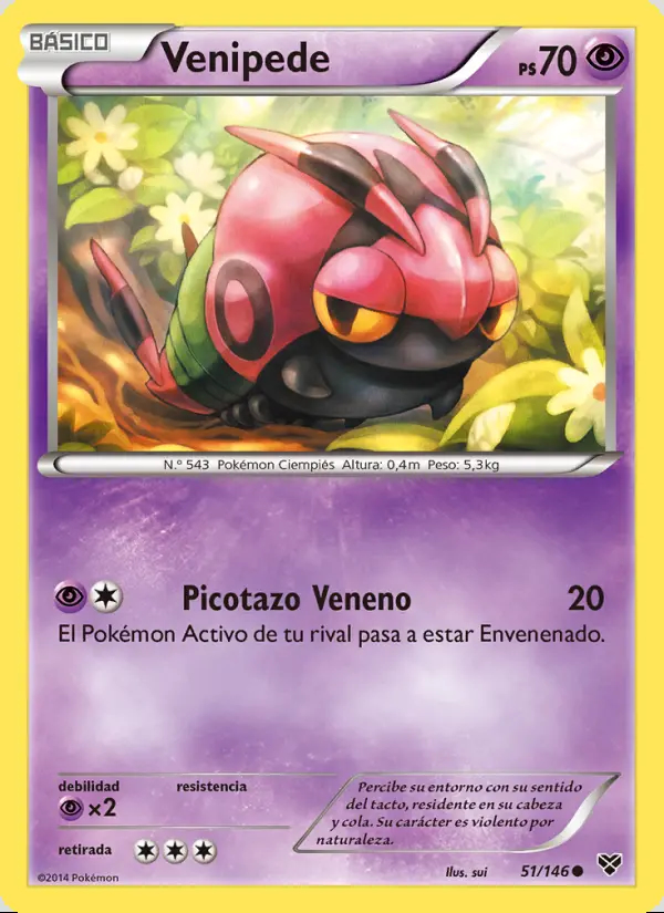 Image of the card Venipede