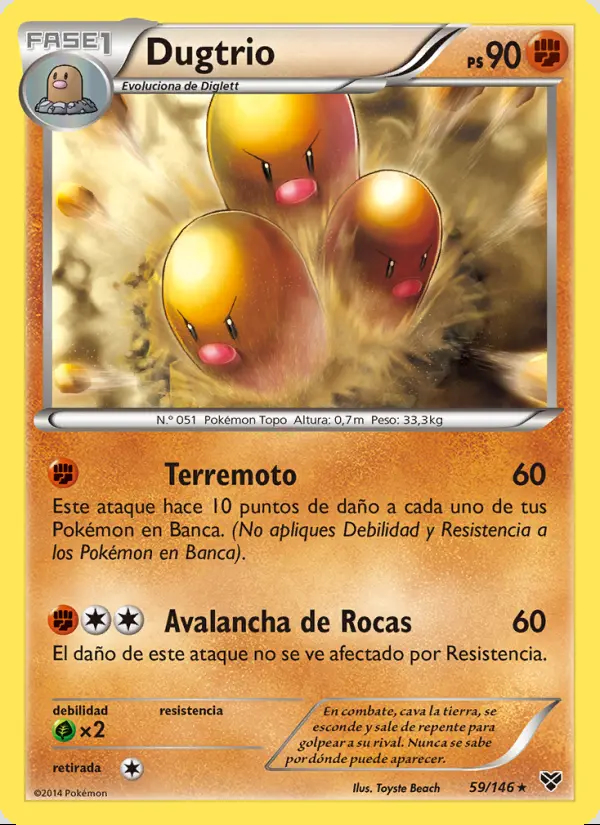 Image of the card Dugtrio