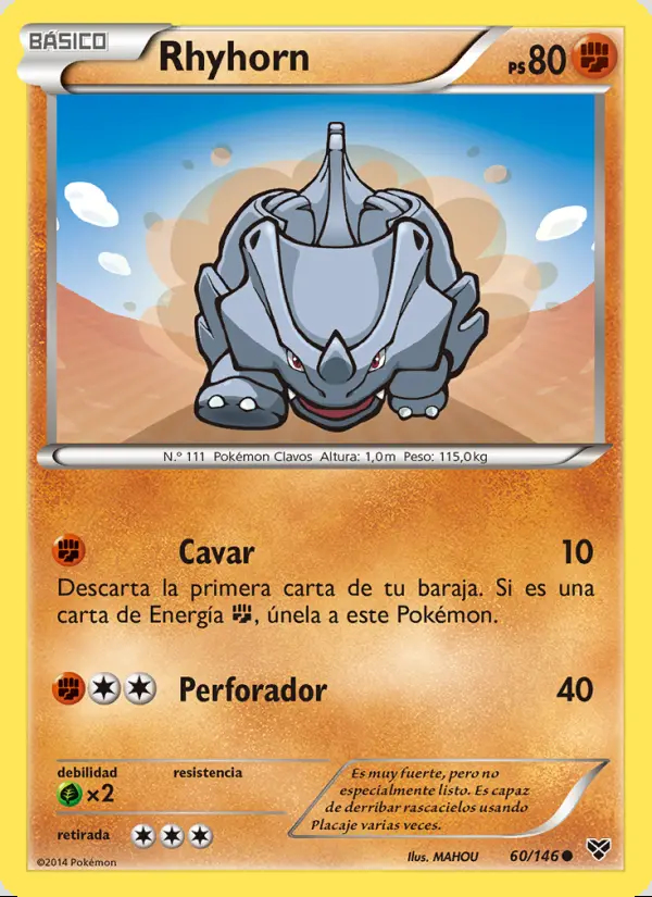 Image of the card Rhyhorn