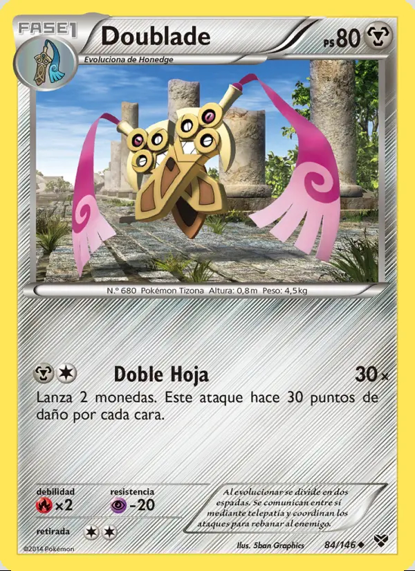 Image of the card Doublade