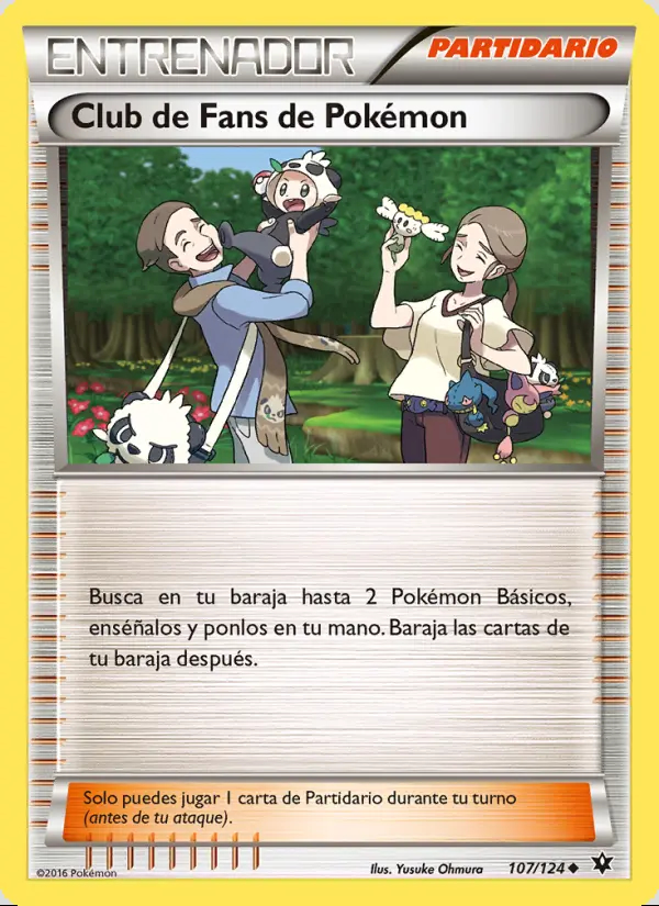 Image of the card Club de Fans de Pokémon