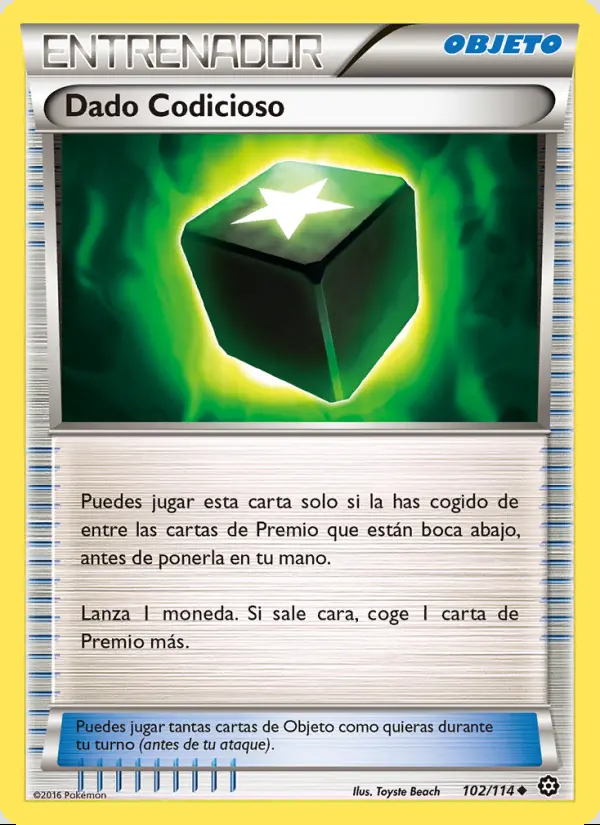 Image of the card Dado Codicioso
