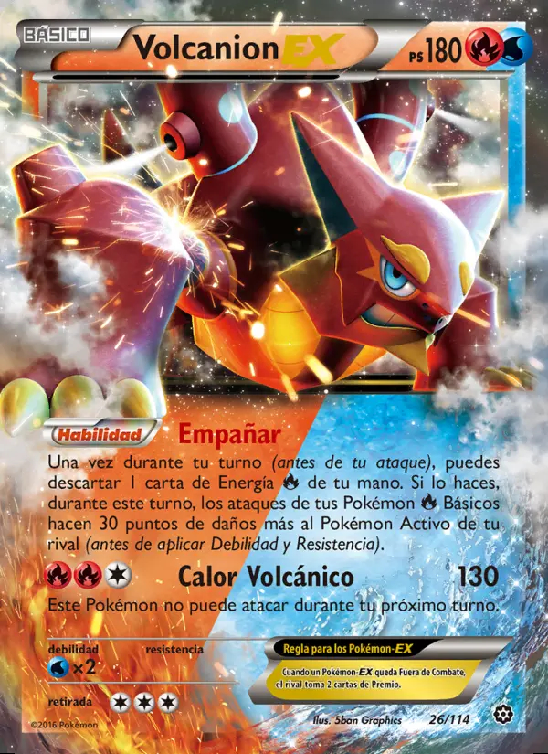 Image of the card Volcanion EX