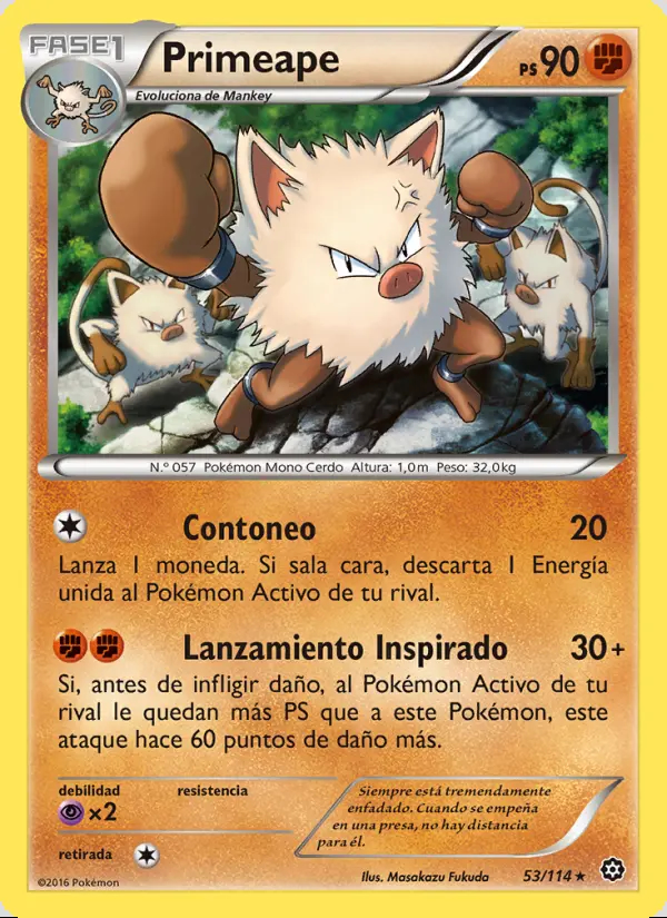 Image of the card Primeape