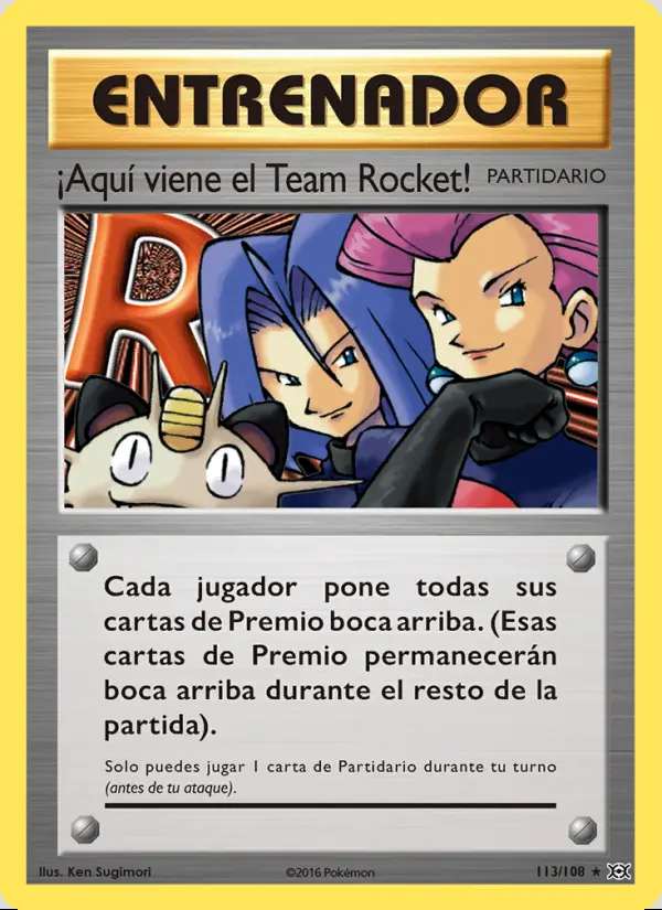 Image of the card ¡Aquí viene el Team Rocket!