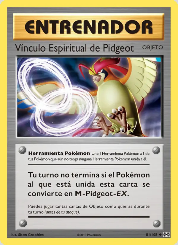 Image of the card Vínculo Espiritual de Pidgeot