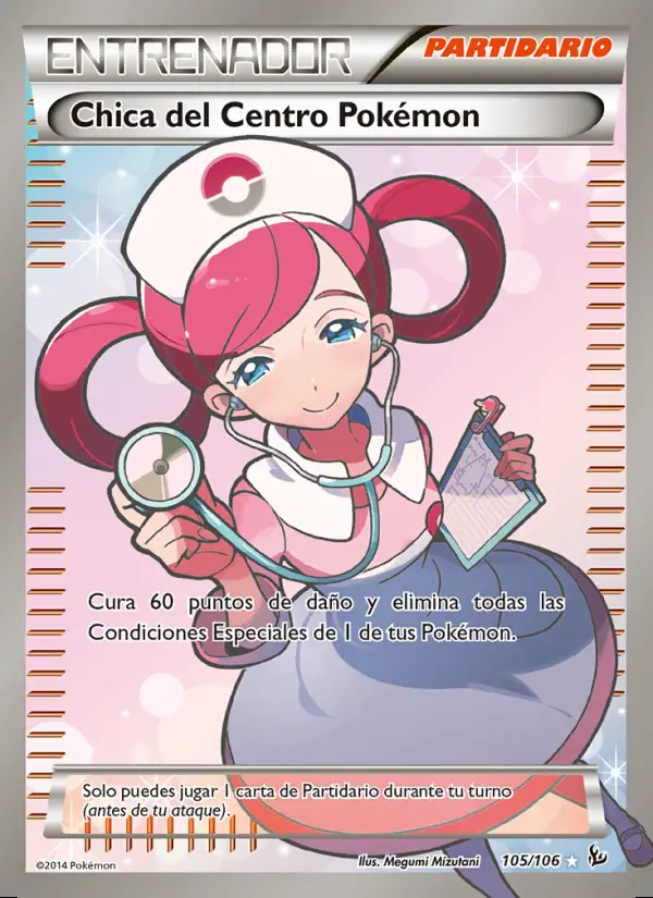 Image of the card Chica del Centro Pokémon