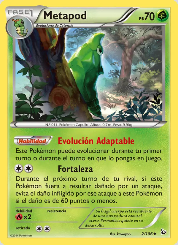 Image of the card Metapod