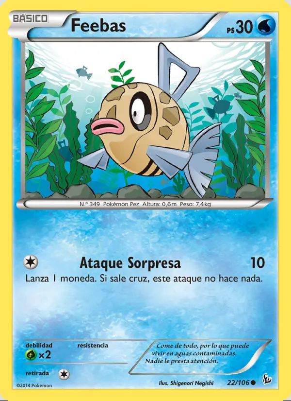 Image of the card Feebas