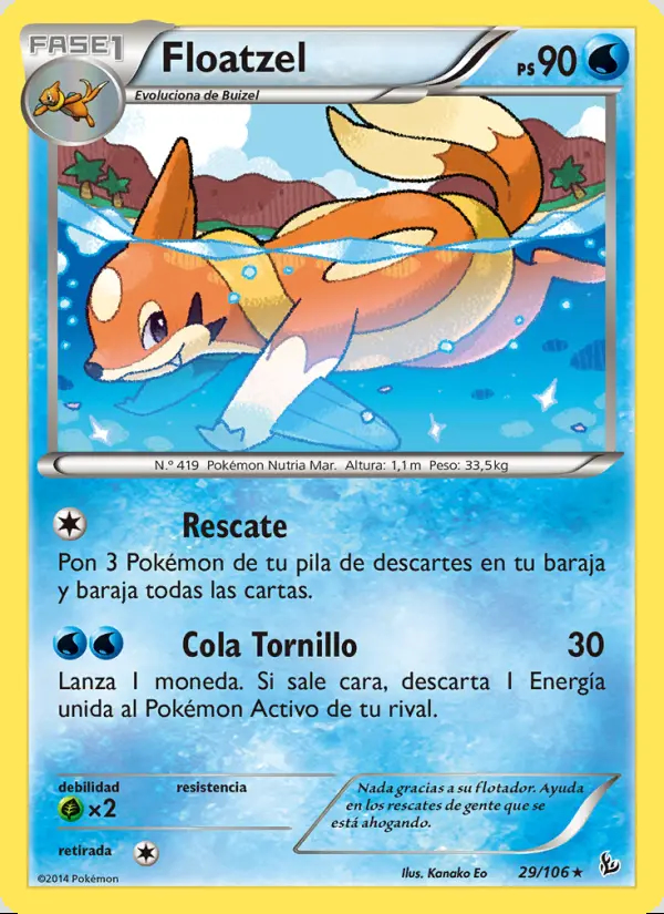 Image of the card Floatzel