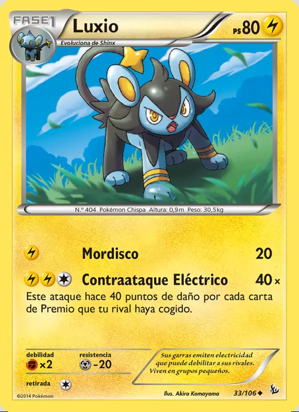 Image of the card Luxio