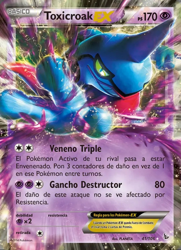 Image of the card Toxicroak EX